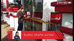 Photo Talk: Mesin ATM Bank Jatim di Blitar Dibobol