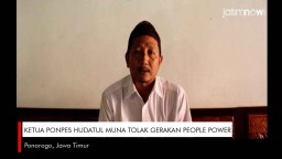 Video: Ketua Ponpes Hudatul Muna Tolak Gerakan People Power