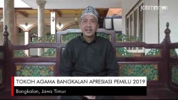 Video: Tokoh Agama Bangkalan Apresiasi Pemilu 2019