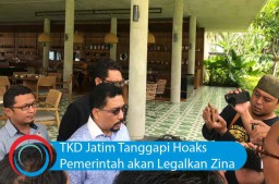 Video: Reaksi Tim Jokowi Jatim Soal Hoaks Legalkan Zina