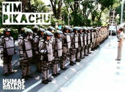 Ada Wiro Sableng di Tim Satpol PP Surabaya, Jangan Melanggar Perda Ya!