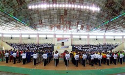 Lomba Voli Kapolres Cup Ramaikan Hari Bhayangkara di Magetan
