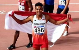 Rebut Perak di Qatar, Zohri Pelari Tercepat di Asia Tenggara