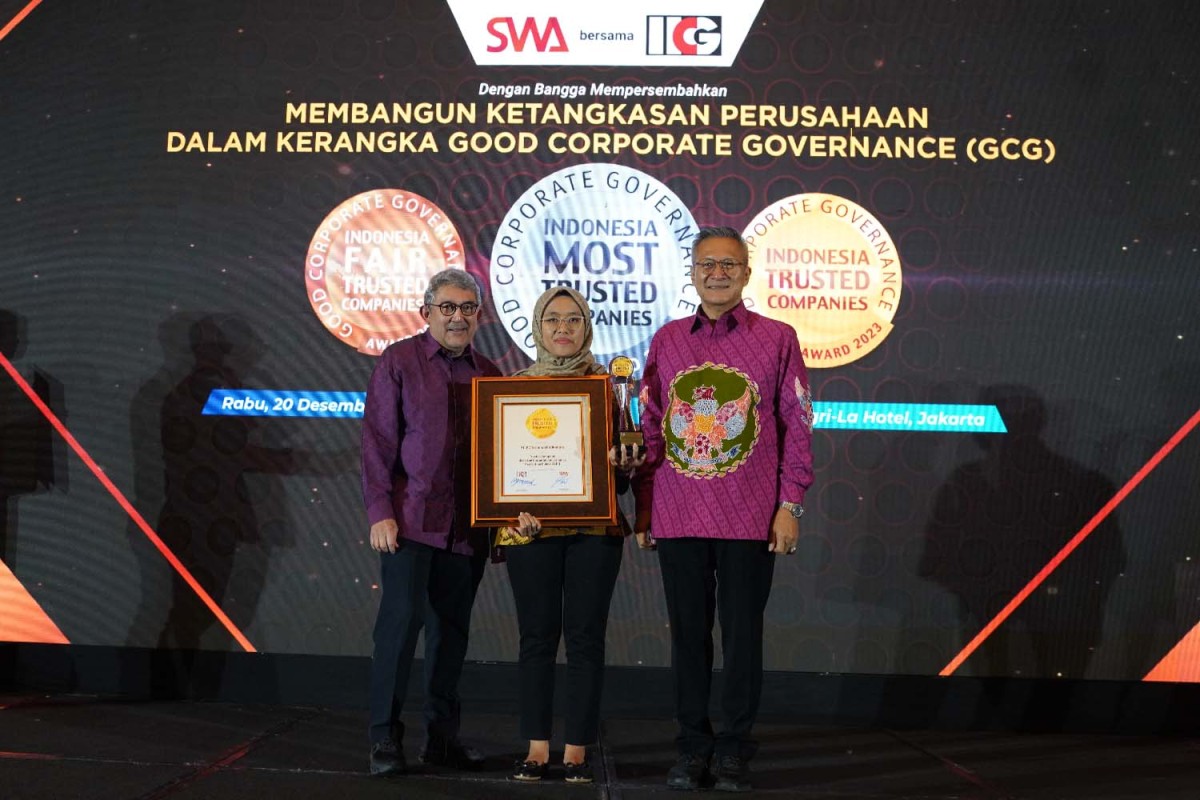 IPC Terminal Petikemas (TPK) meraih penghargaan di ajang Corporate Governance Perception Index (CGPI) 2022. (Foto: Humas IPC TPK for jatimnow.com)