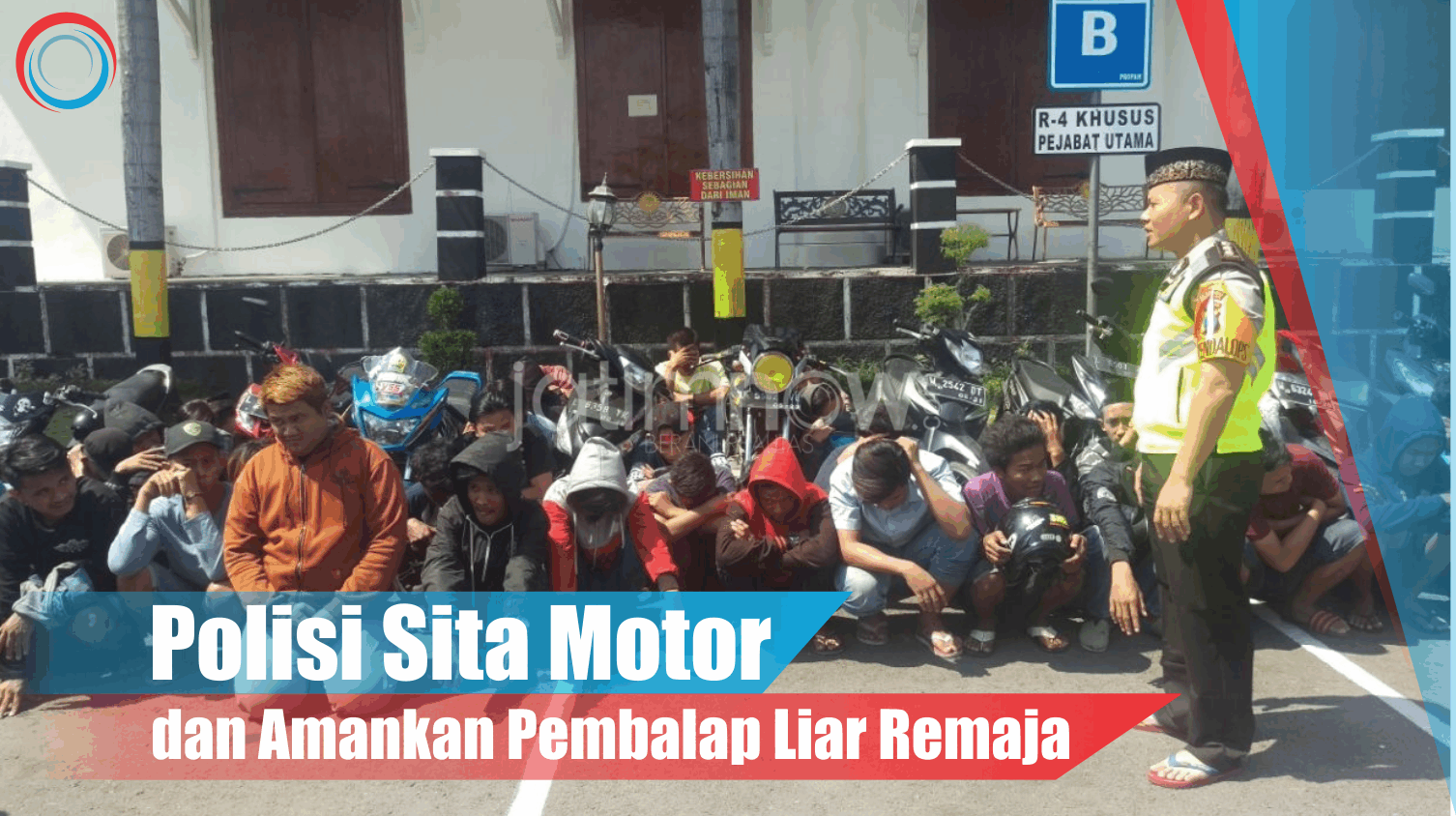 Video: Polisi Sita Motor dan Amankan Pembalap Liar Remaja