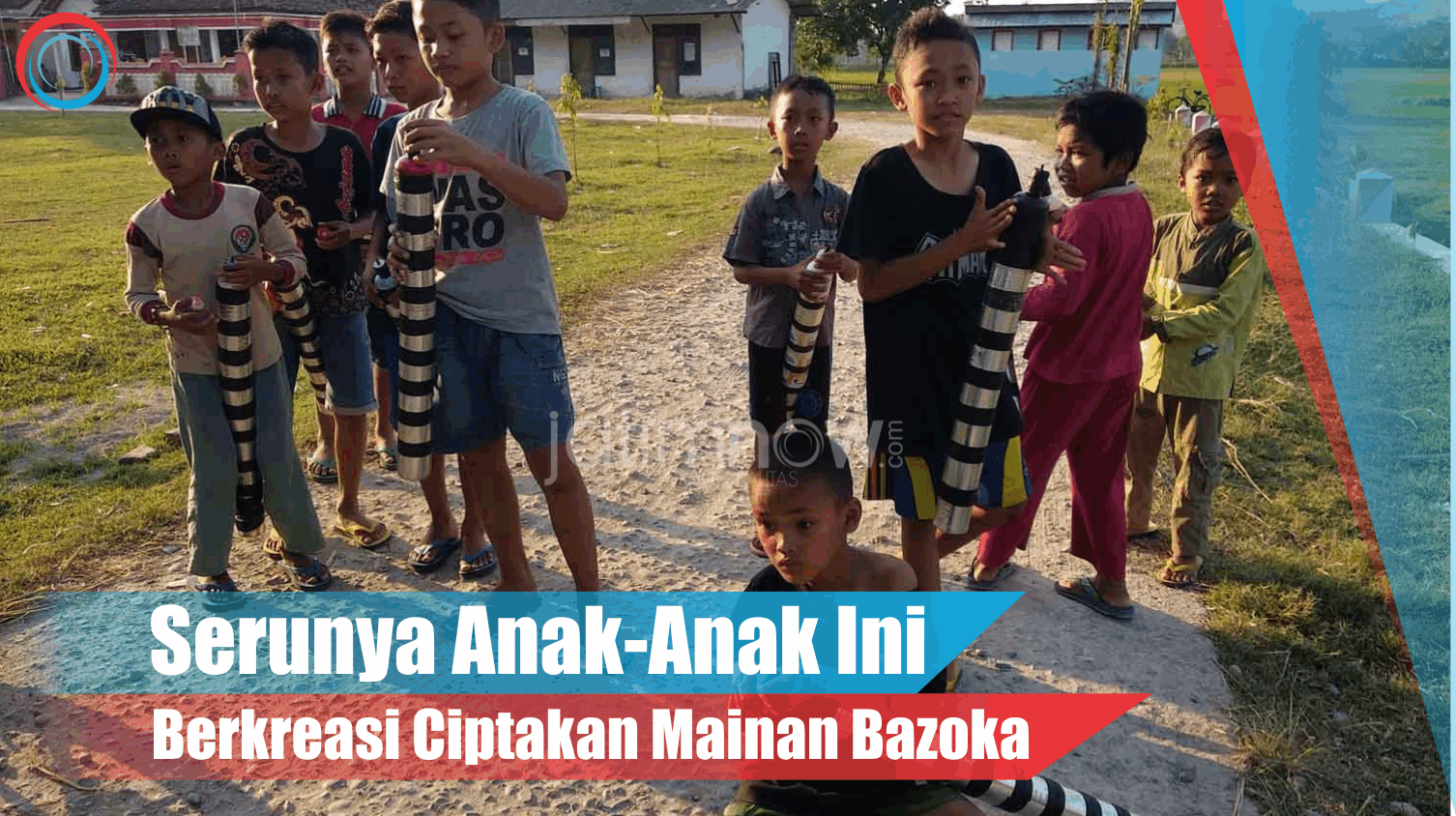 Video: Serunya Anak-anak Ini Berkreasi Ciptakan Mainan Bazoka