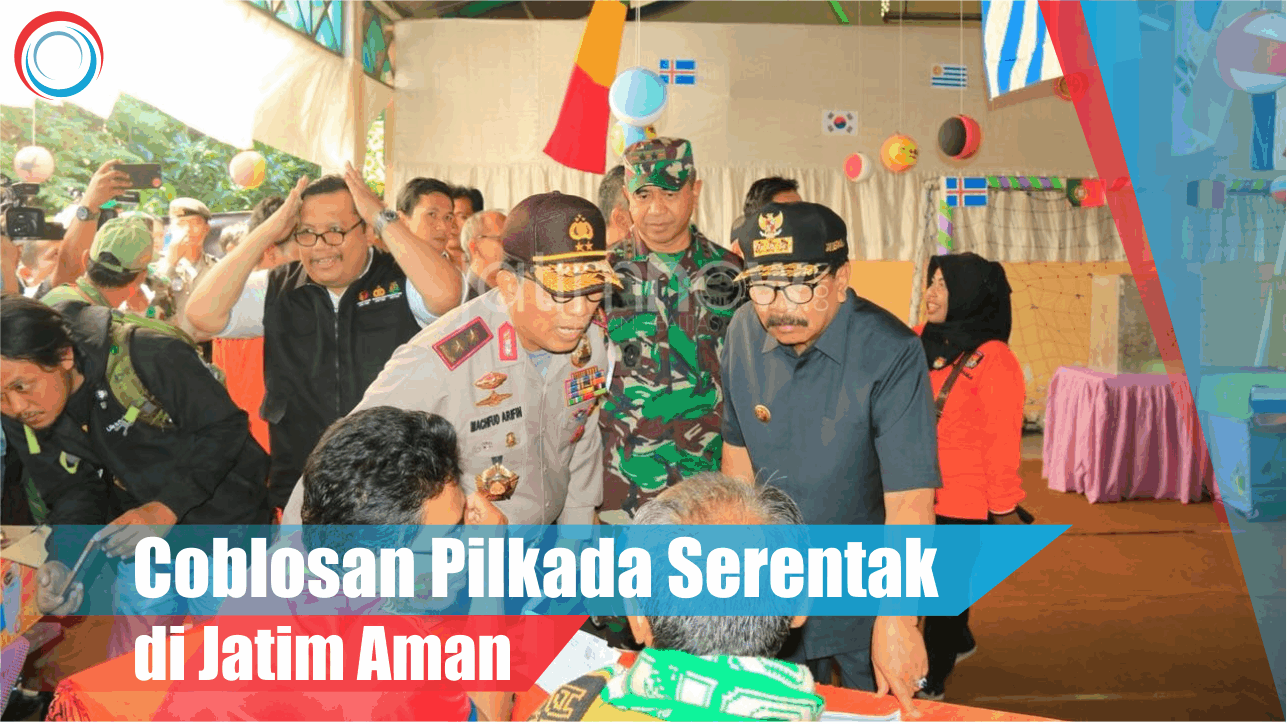 Video: Coblosan Pilkada Serentak di Jatim Aman