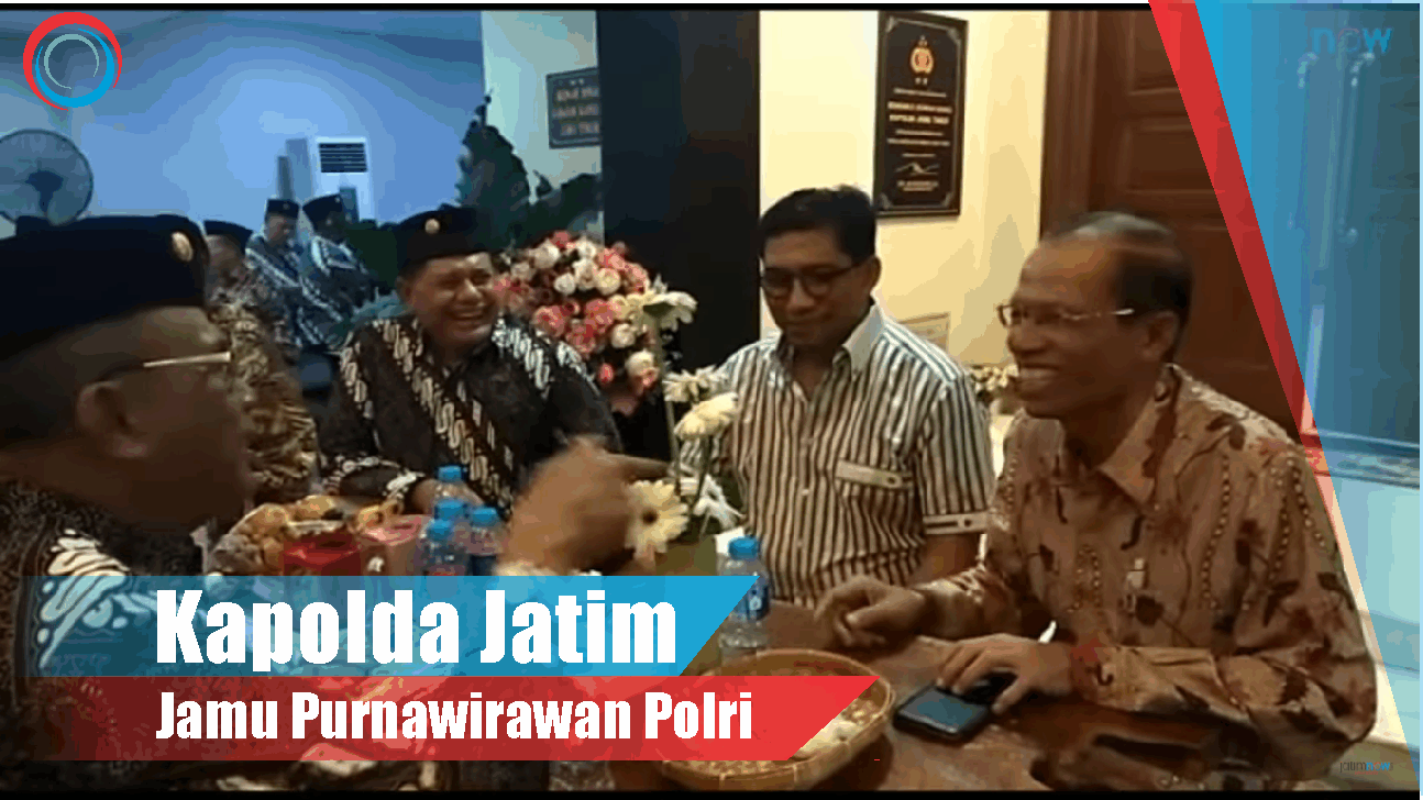 Video: Kapolda Jatim Jamu Purnawirawan Polri
